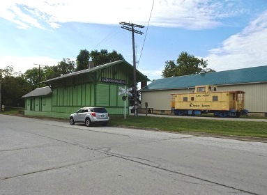 Railroad Depot and Caboose